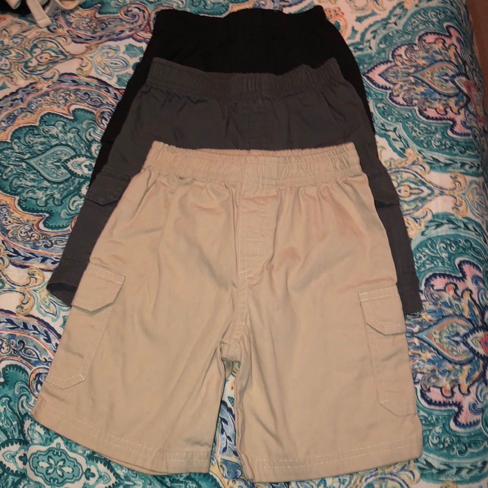3 pairs size 4T boys shorts